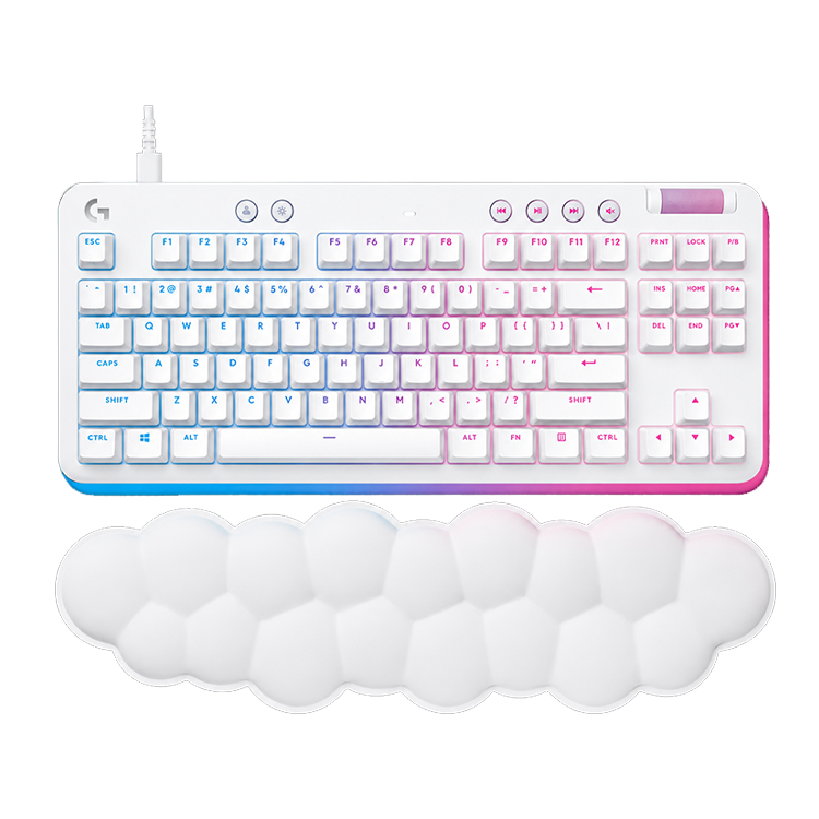 Logitech G713 RGB Mechanical Gaming Keyboard – Off White (USB, US Int’l)