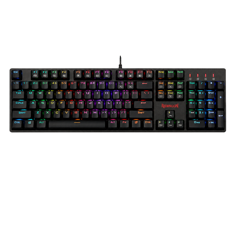 Redragon Surara K582RGB Mechanical Gaming Keyboard – Red Switches