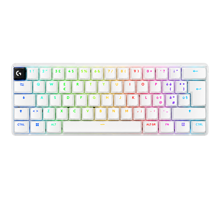 Logitech PRO X60 LIGHTSPEED Wireless Gaming Keyboard – Tactile White