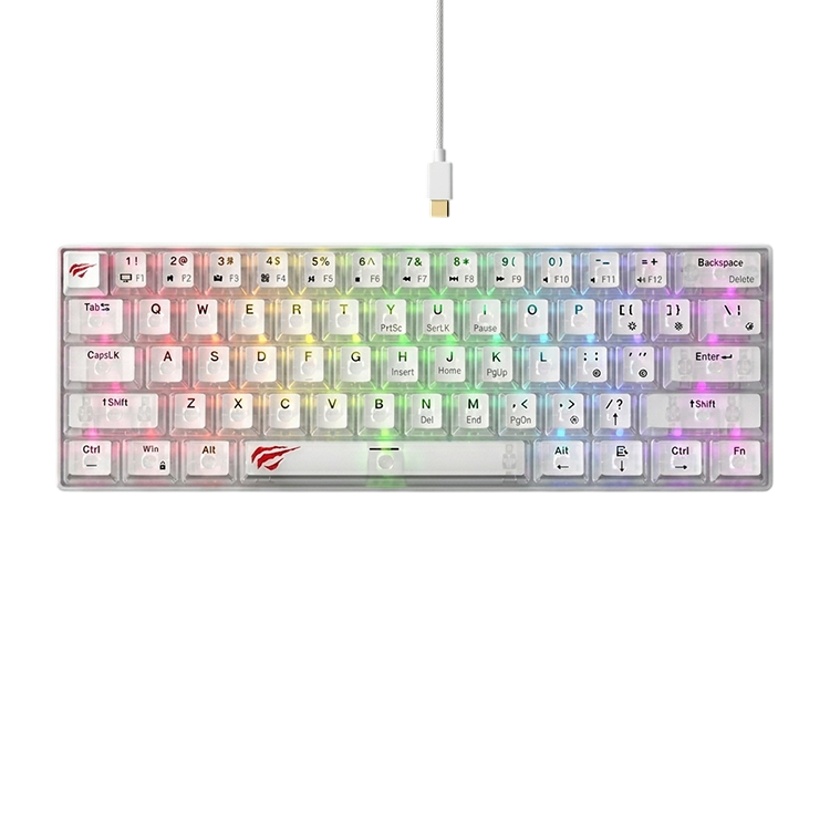 Havit KB903L RGB Backlit Mechanical Keyboard – White
