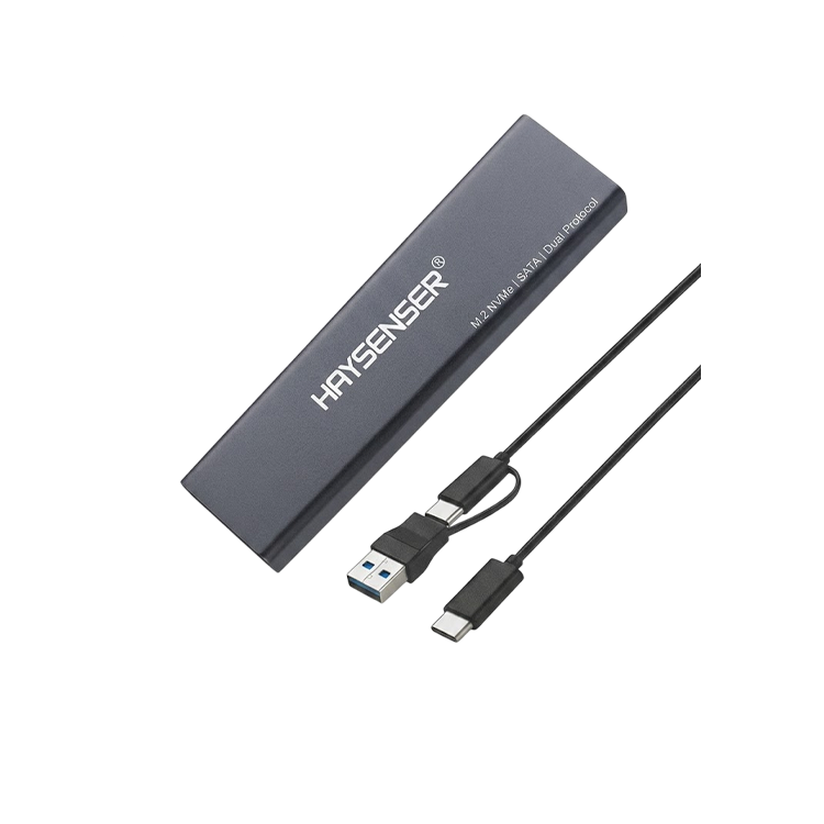 Haysenser M.2 SSD Enclosure – USB 3.2 Gen 2 External Case