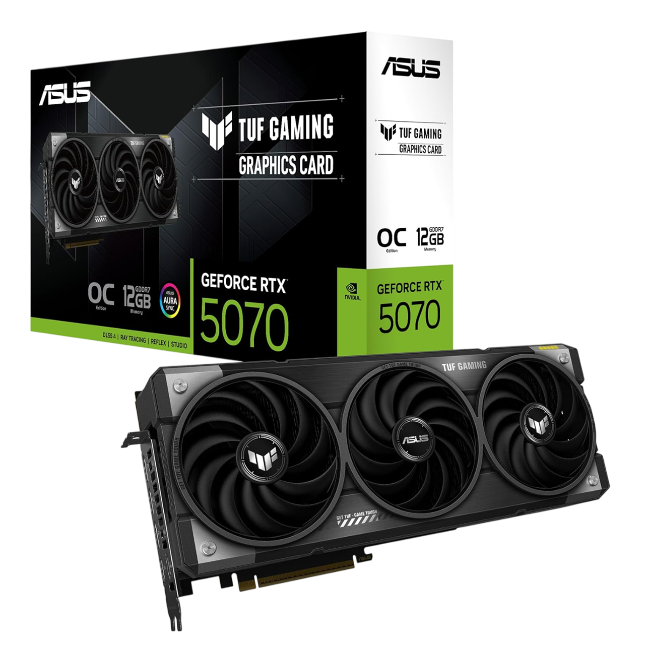 ASUS TUF GeForce RTX™ 5070 12GB OC Gaming Graphics Card