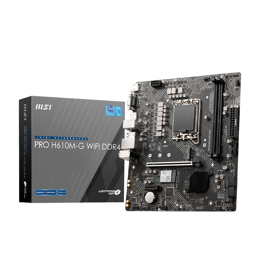 MSI PRO H610M-G DDR4 Micro ATX Motherboard