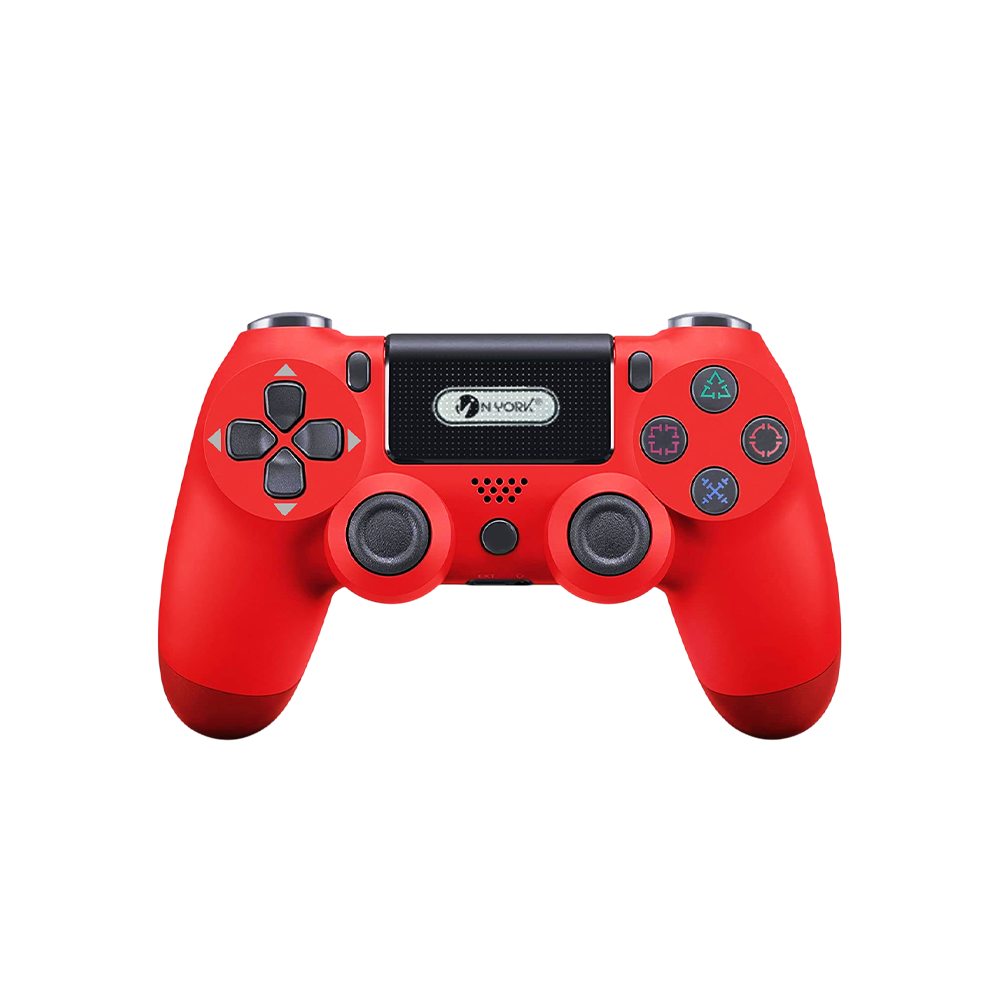 Nyork TH976 Wireless Game Joystick PS4 Controller – Red