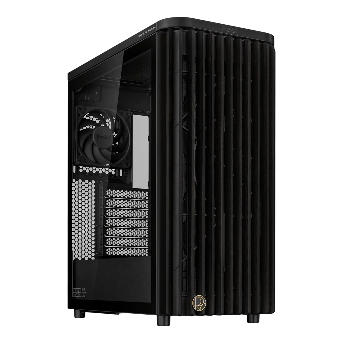 ASUS ProArt PA401 Wood Edition Mid-Tower ATX Case – Tempered Glass Panel