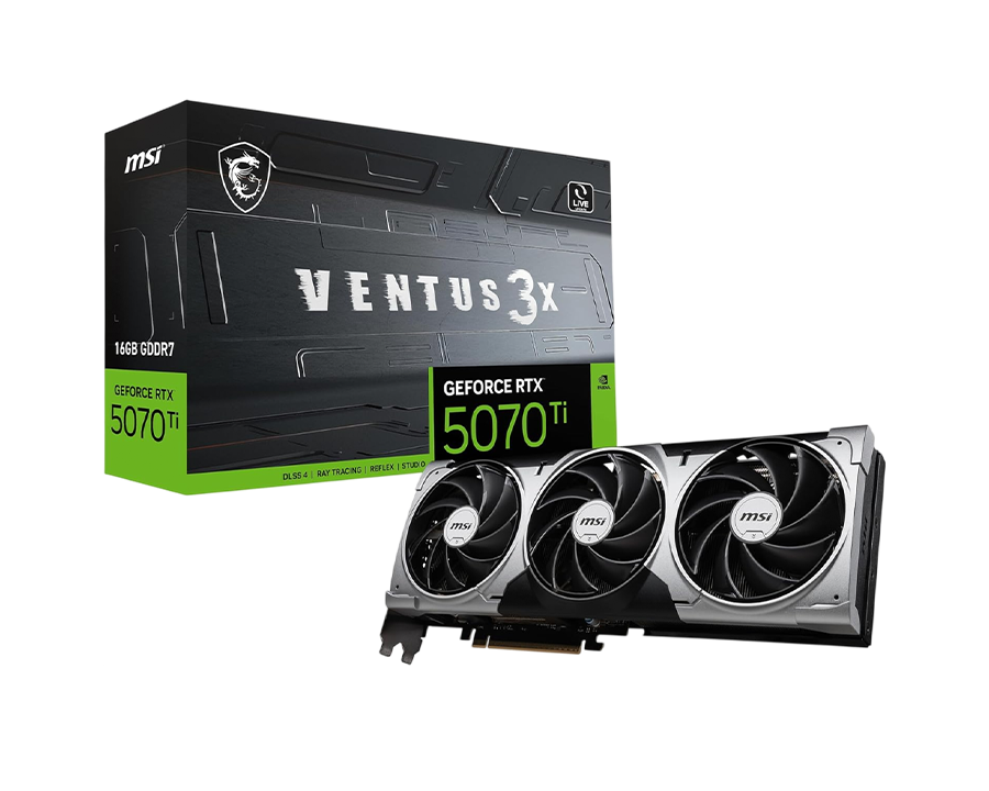 MSI GeForce RTX™ 5070 Ti 16GB VENTUS 3X OC Graphics Card