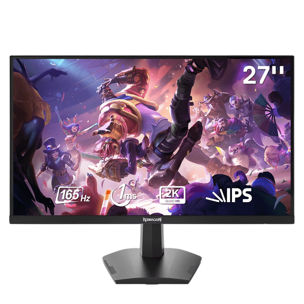 Redragon Opal-L GM27X5QIPS-L 27-Inch IPS Gaming Monitor – QHD 165Hz, 1ms