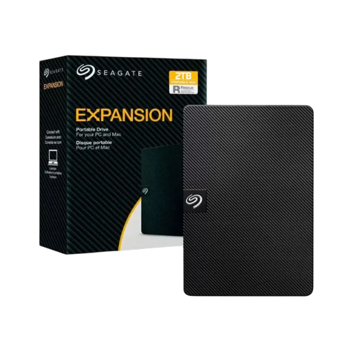 Seagate Expansion 2TB Portable USB 3.0 External Hard Drive – Black