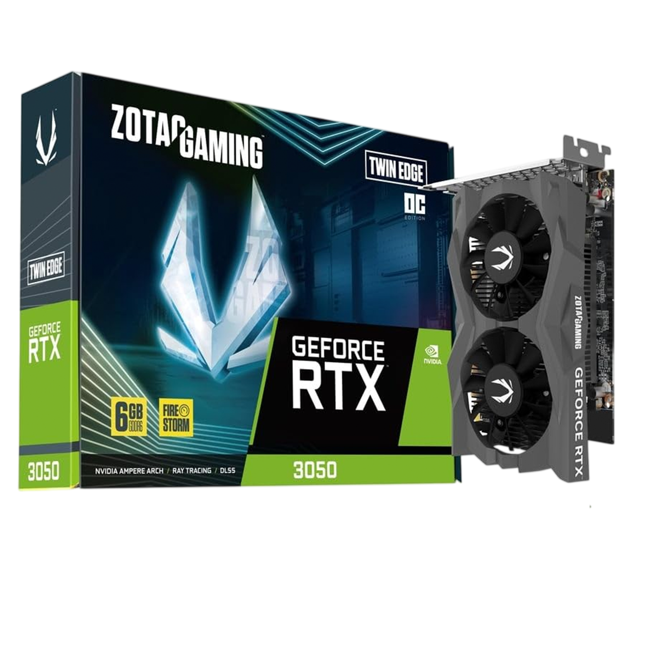 ZOTAC Gaming GeForce RTX™ 3050 6GB GDDR6 Twin Edge OC Graphics Card