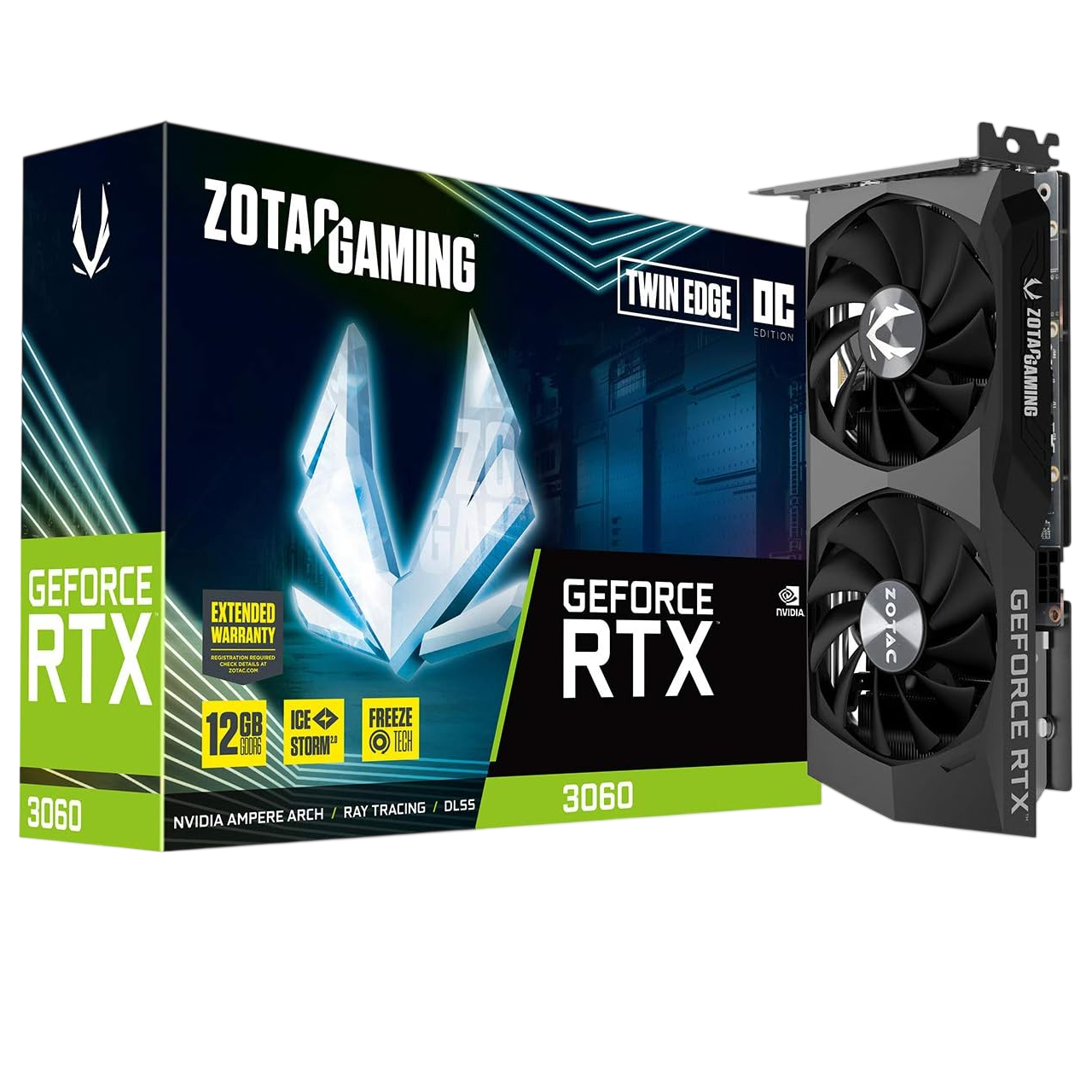 ZOTAC Gaming GeForce RTX™ 3060 Twin Edge 12GB Graphics Card