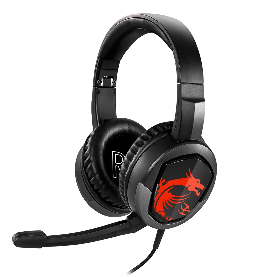 MSI Immerse GH30 V2 Gaming Headset – Over-Ear Stereo RGB Headphones