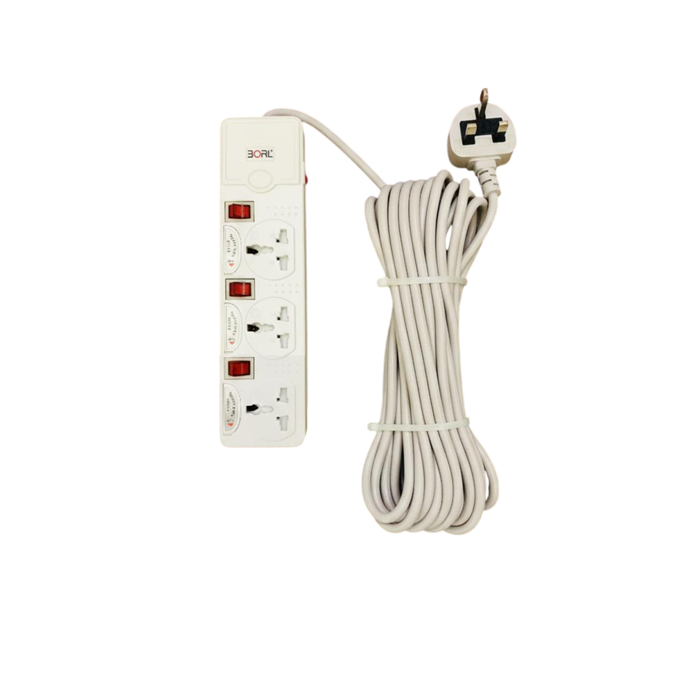 BORL Power Extension 3 Way – 3 Meter