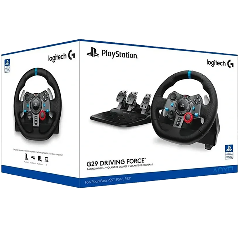 Logitech G29 Driving Force Steering Wheel – PS5 / PS4 / PC