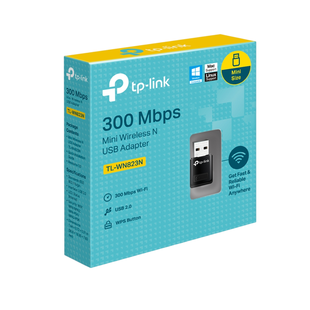 TP-LINK TL-WN823N 300Mbps Mini Wireless N USB Adapter