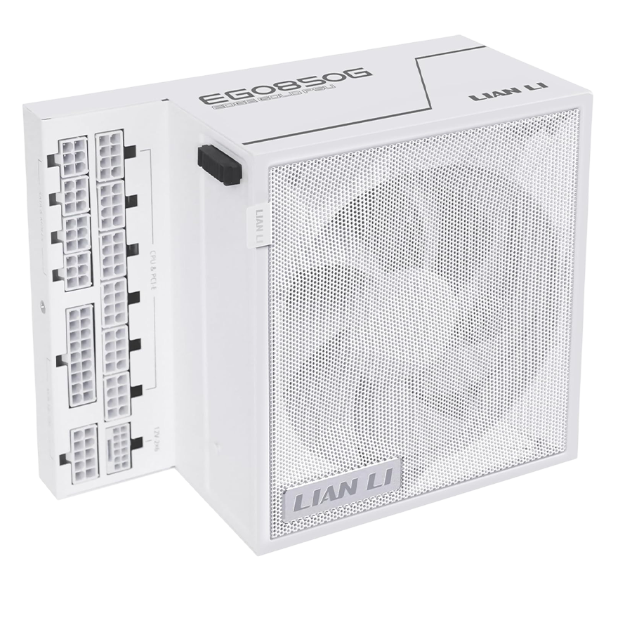 LIAN LI EDGE Gold 850W PC Power Supply – White