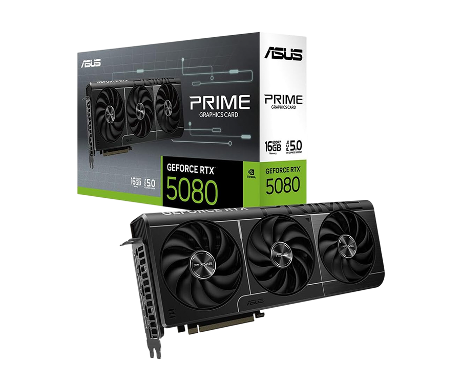 ASUS PRIME GeForce RTX 5080 OC 16GB GDDR7 Graphics Card