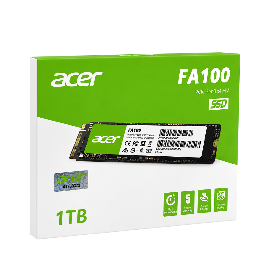 Acer FA100 1TB NVMe SSD – M.2 PCIe Internal Solid State Drive