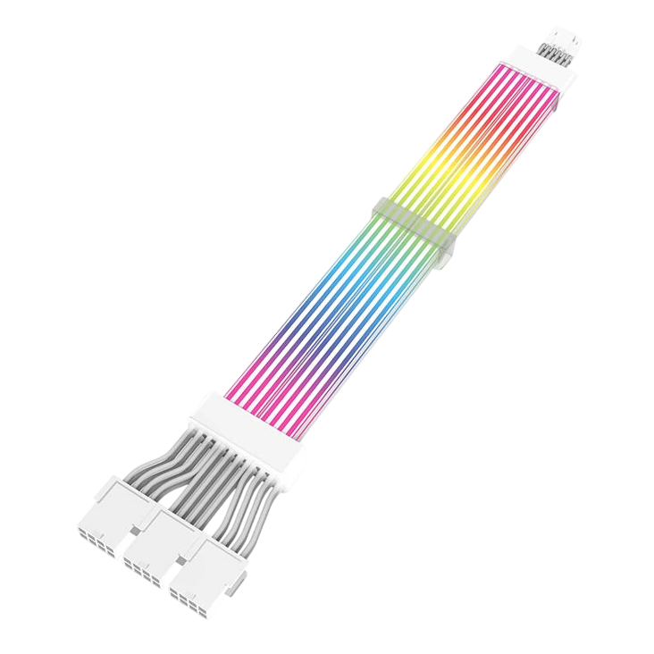 DARKFLASH Motherboard Extender ARGB 12-Pin ×4 – White