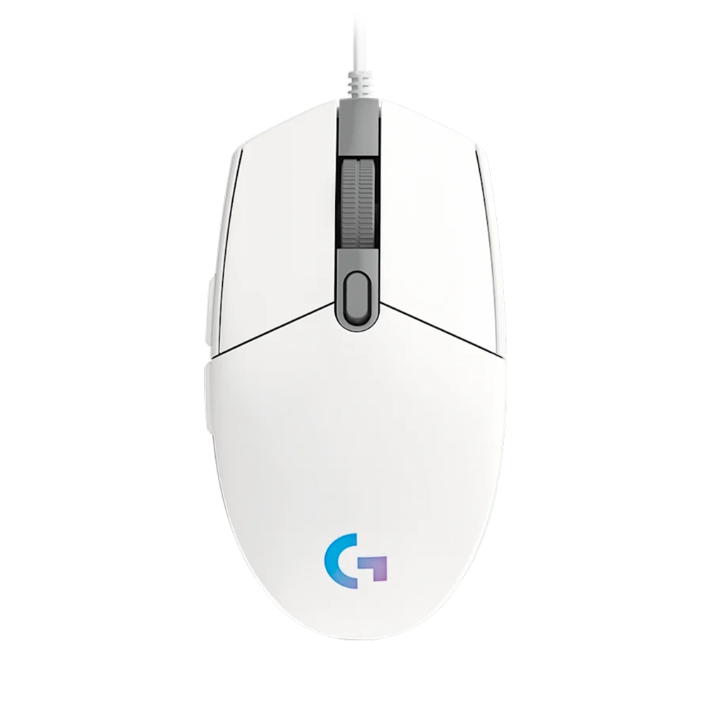Logitech G203 LIGHTSYNC Wired Gaming Mouse – White