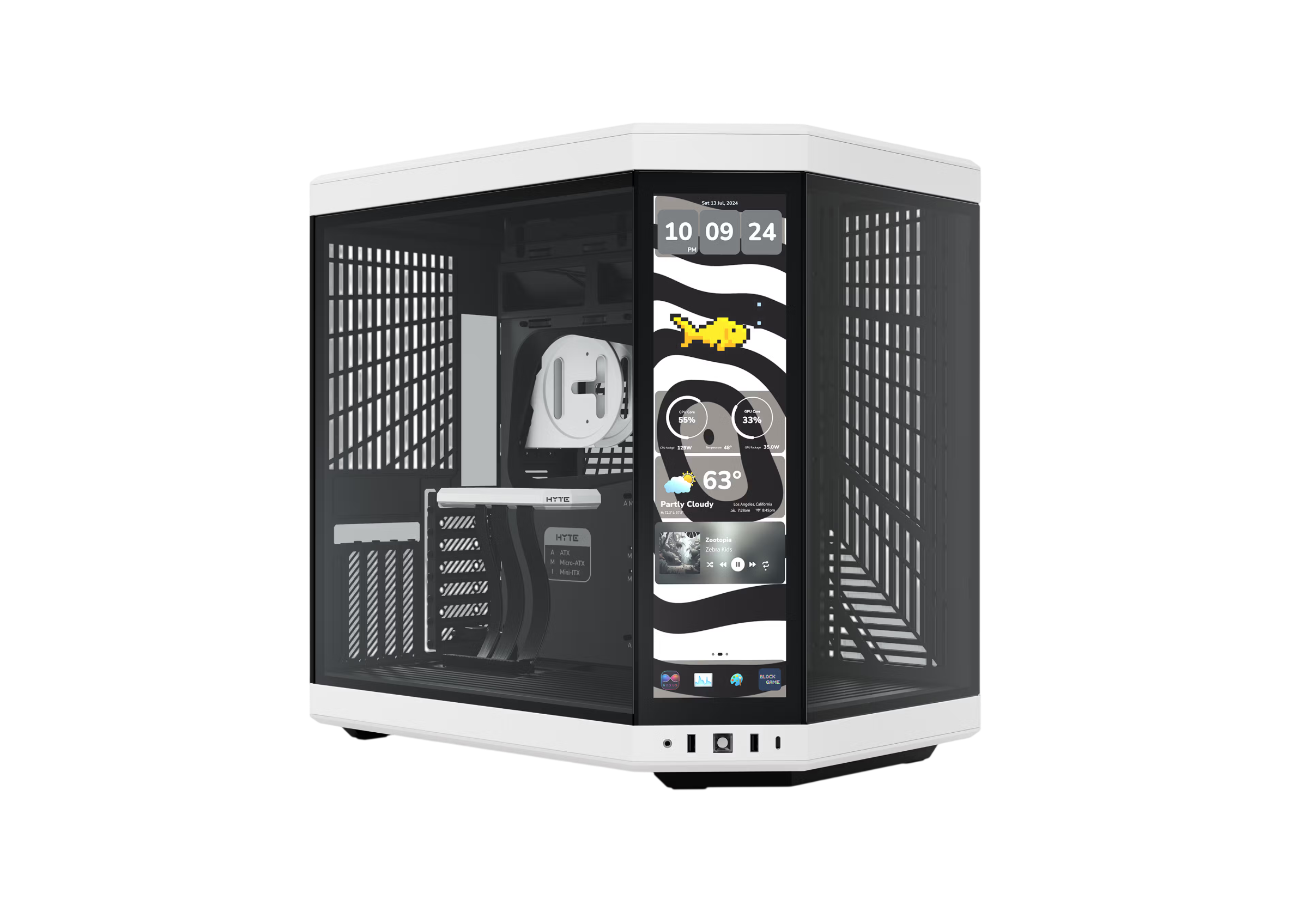Intel Core i5-14400F Gaming PC | RTX 5050 8GB | 32GB DDR5 | 1TB NVMe | HYTE Y70 Touch