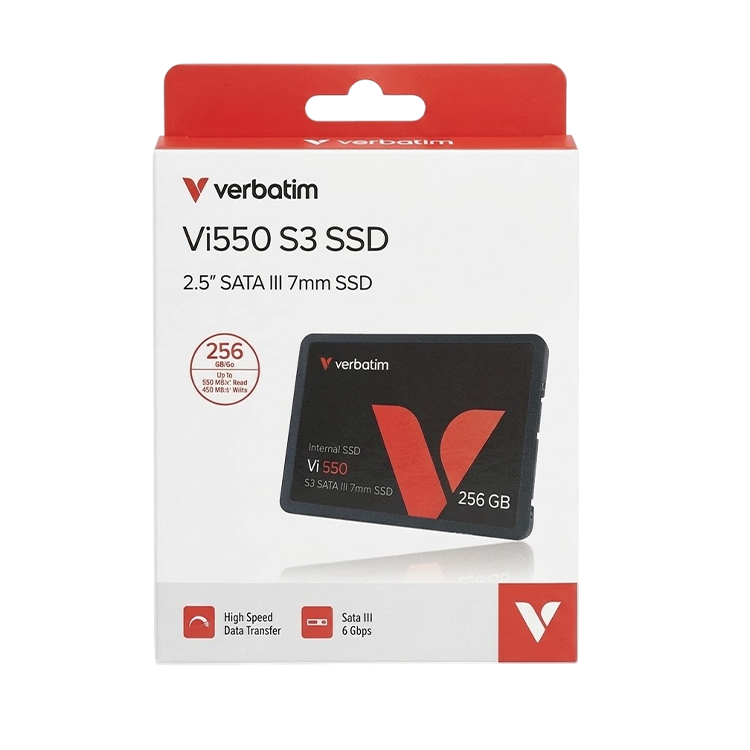 Verbatim Vi550 S3 256GB 2.5″ SATA III Internal SSD