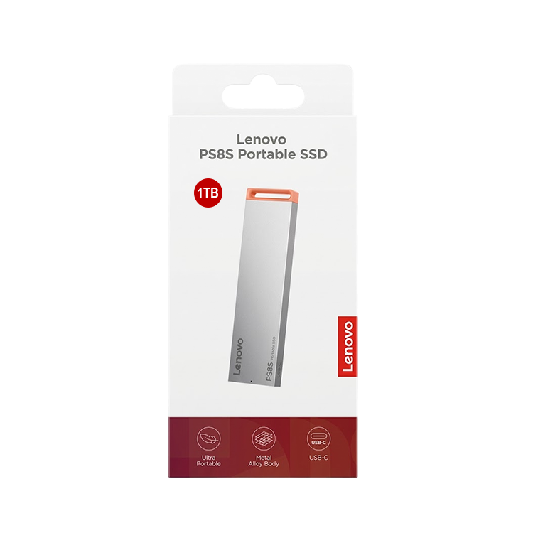 Lenovo PS8S Portable SSD 1TB – Cool Grey
