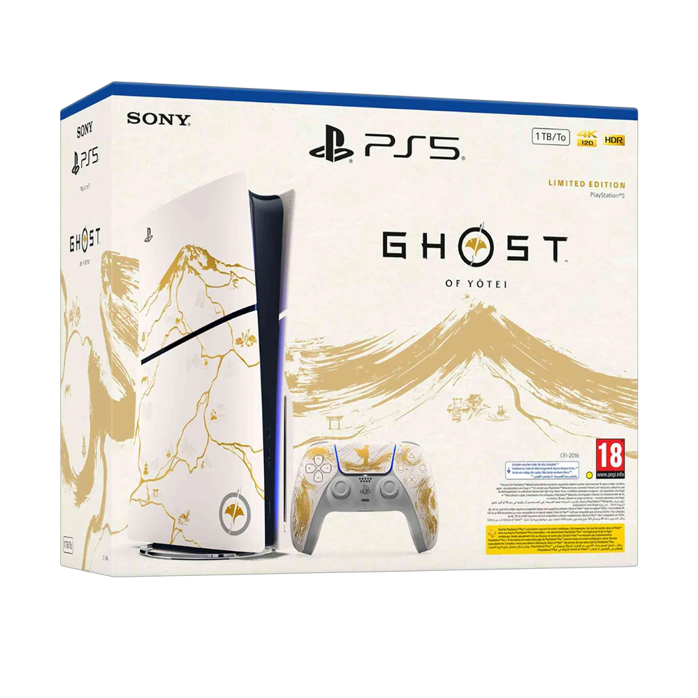 Sony PlayStation 5 Slim Standard Disc Console 1TB – Ghost of Yōtei Limited Edition