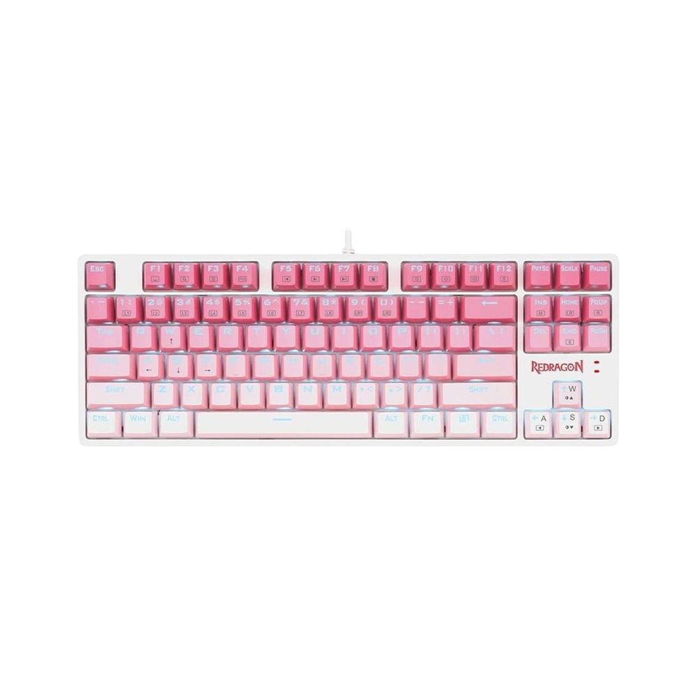 Redragon K645W RGB CASS USB Mechanical Gaming Keyboard – White RGB Wired
