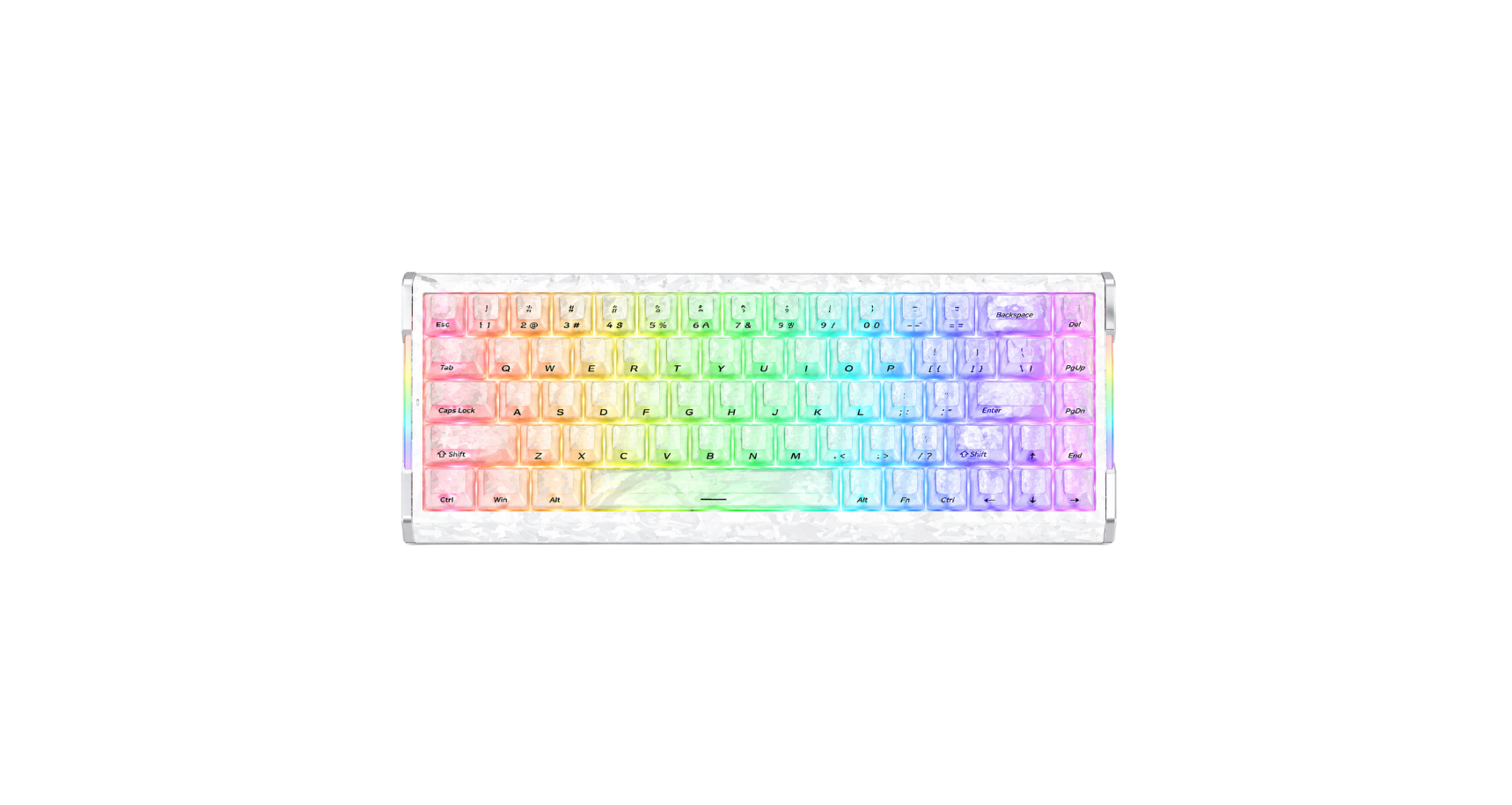 ATTACK SHARK R68 HE Ice Ninja Carbon Fiber Rapid Trigger Magnetic Gaming Keyboard – 60%
