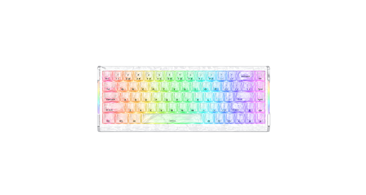 ATTACK SHARK R68 HE Ice Ninja Carbon Fiber Rapid Trigger Magnetic Gaming Keyboard – 60%