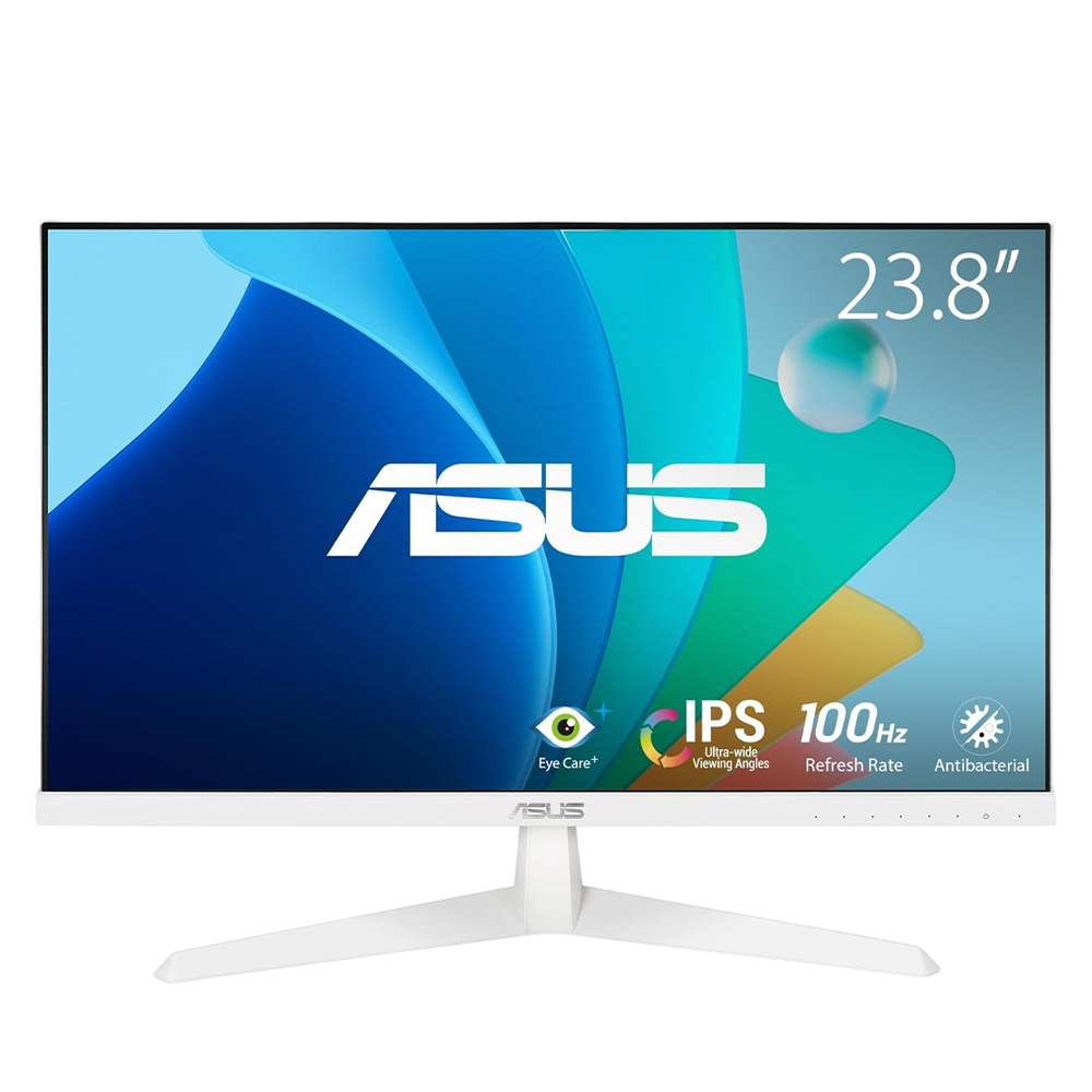 ASUS VY249HF-W 24-Inch Eye Care Gaming Monitor – FHD IPS, 100Hz, 1ms, Adaptive Sync