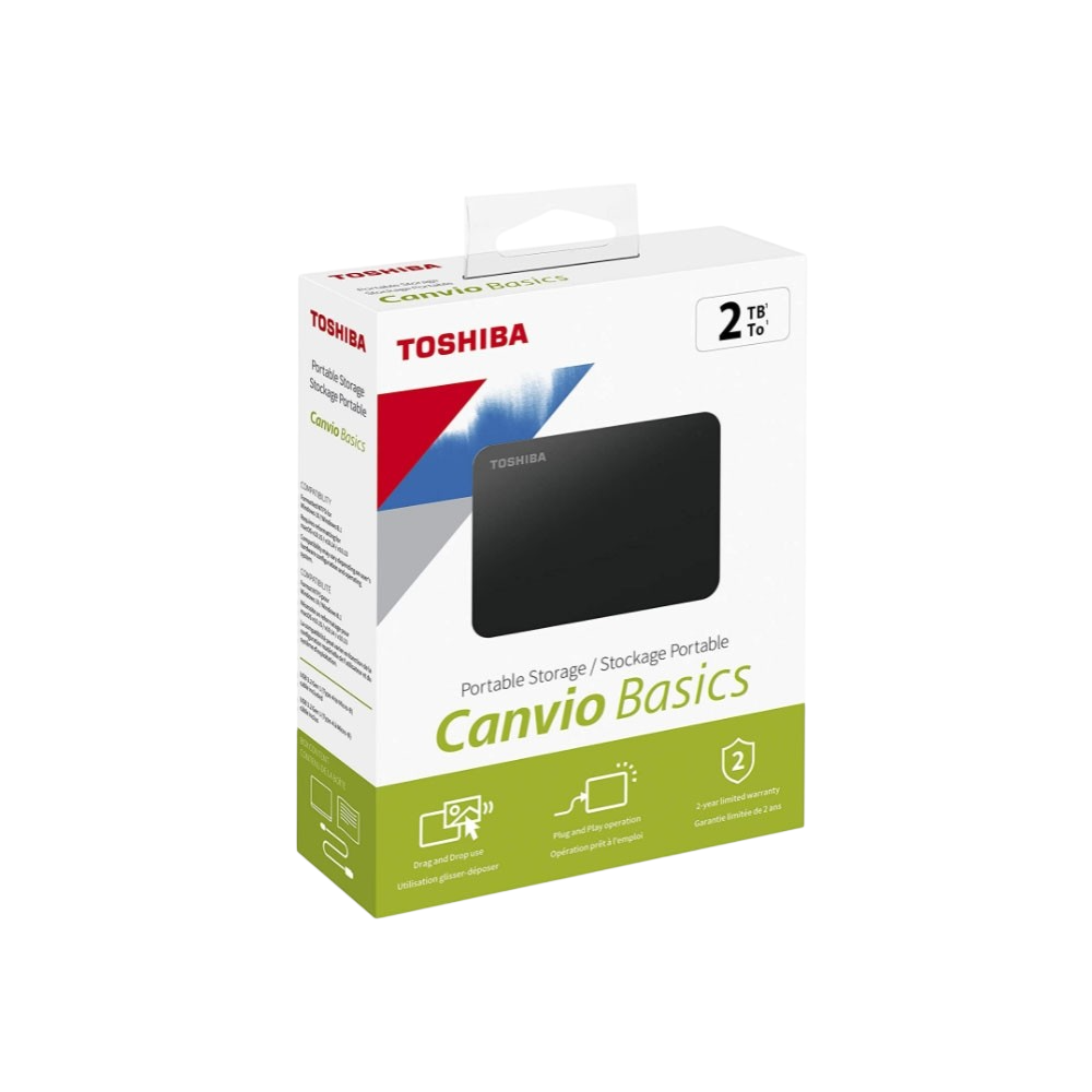 Toshiba Canvio Basics 2TB Portable External Hard Drive