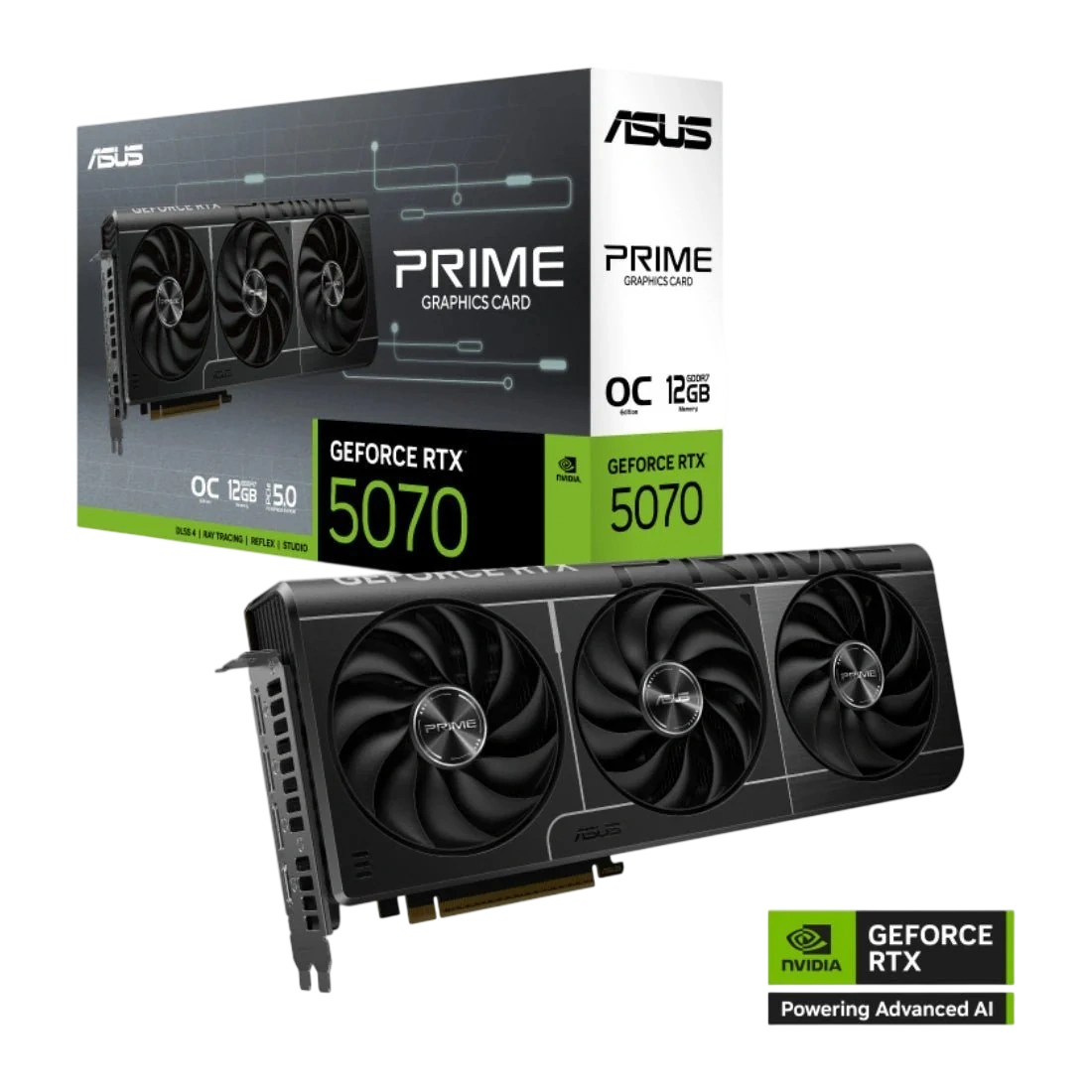 ASUS PRIME GeForce RTX™ 5070 12GB GDDR7 OC Edition Graphics Card