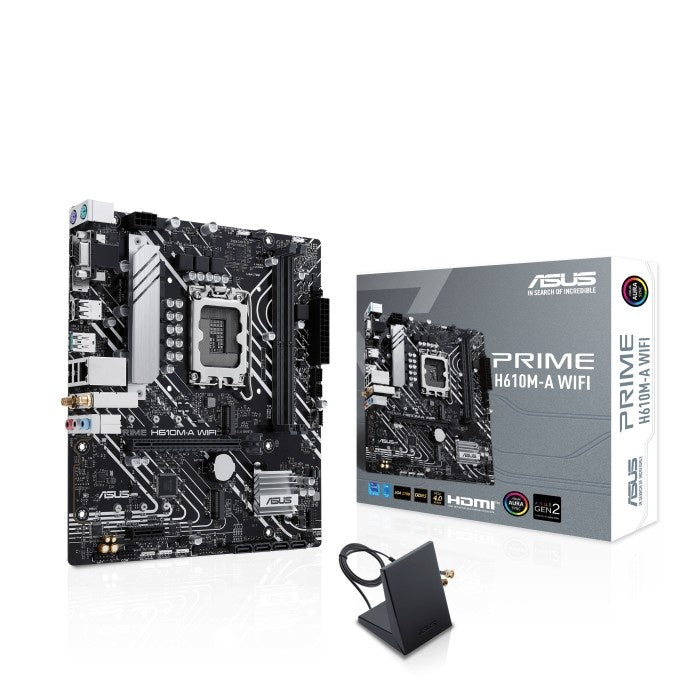 ASUS PRIME H610M-A WIFI DDR5 Micro ATX Motherboard