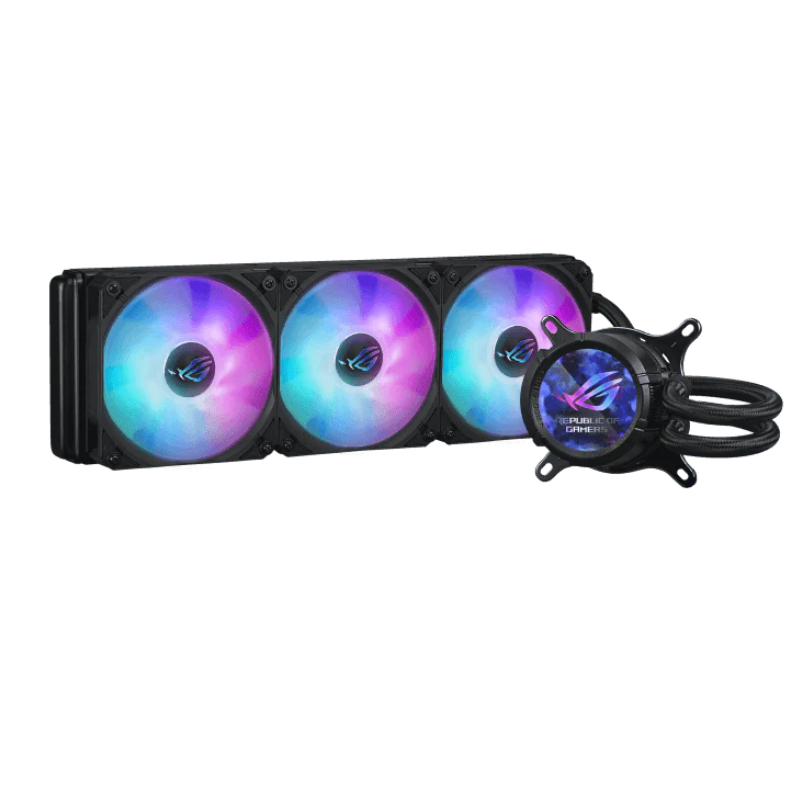 ASUS ROG Strix LC III 360 Black AIO CPU Liquid Cooler with LCD Display