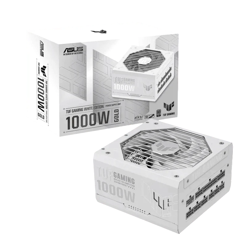 ASUS TUF Gaming 1000W Gold White Edition Fully Modular Power Supply