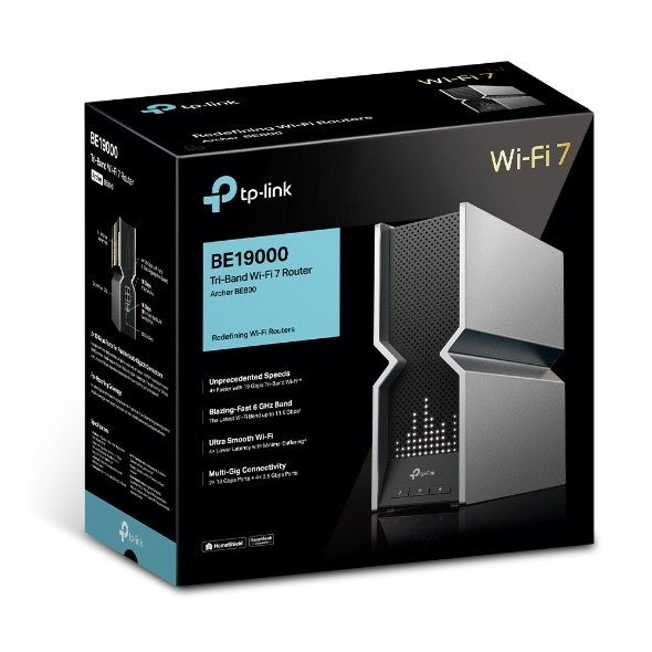 TP-Link Archer BE800 / BE19000 Tri-Band Wi-Fi 7 Router – Ultra-Fast, Multi-Device Networking