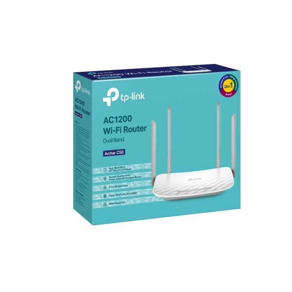 TP-Link Archer C50 AC1200 Wireless Dual Band WiFi Router
