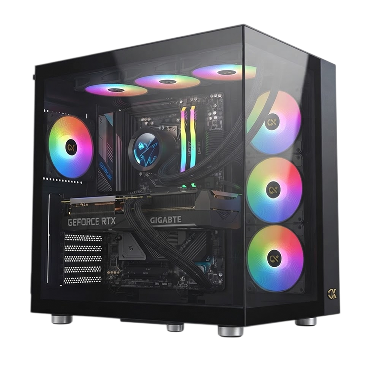 AMD Ryzen 7 9850X3D RTX 5070 Ti Gaming PC | 32GB DDR5 | 1TB PCIe 5.0 SSD | Black