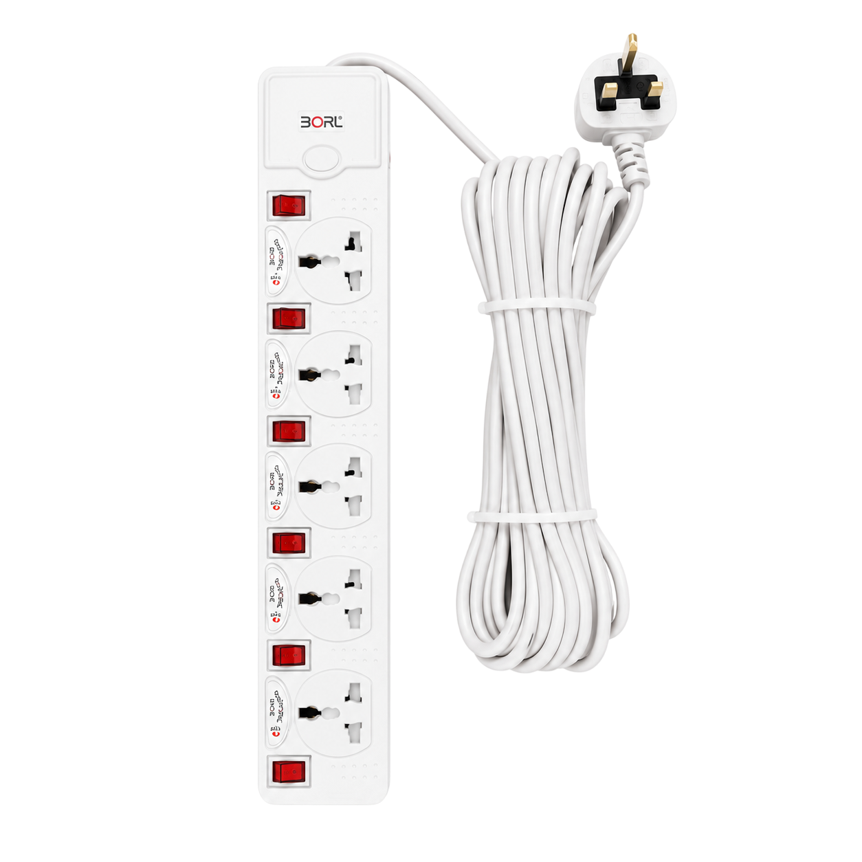 BORL Power Extension 6 Way – 5 Meter