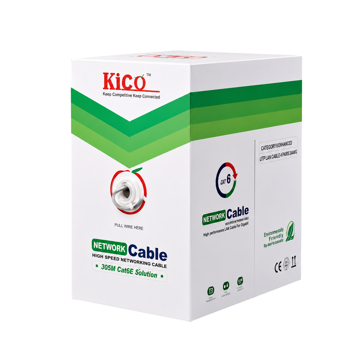 KICO CAT6 Network Cable Roll 305 Meter