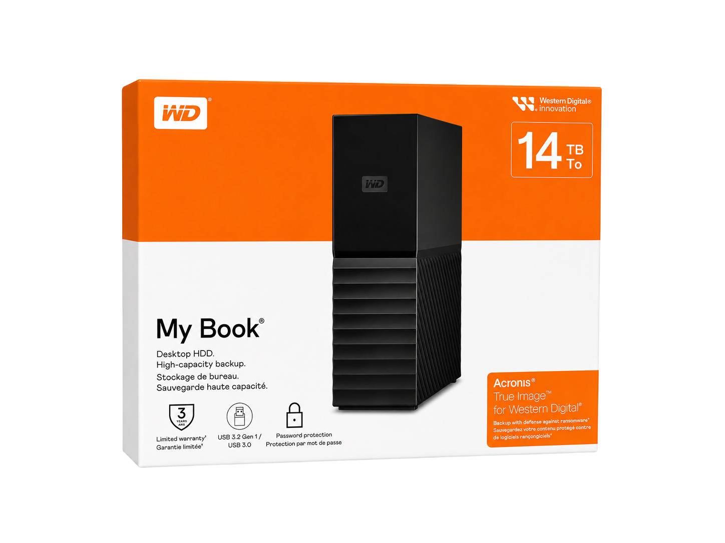 WD My Book 14TB Desktop External Hard Drive