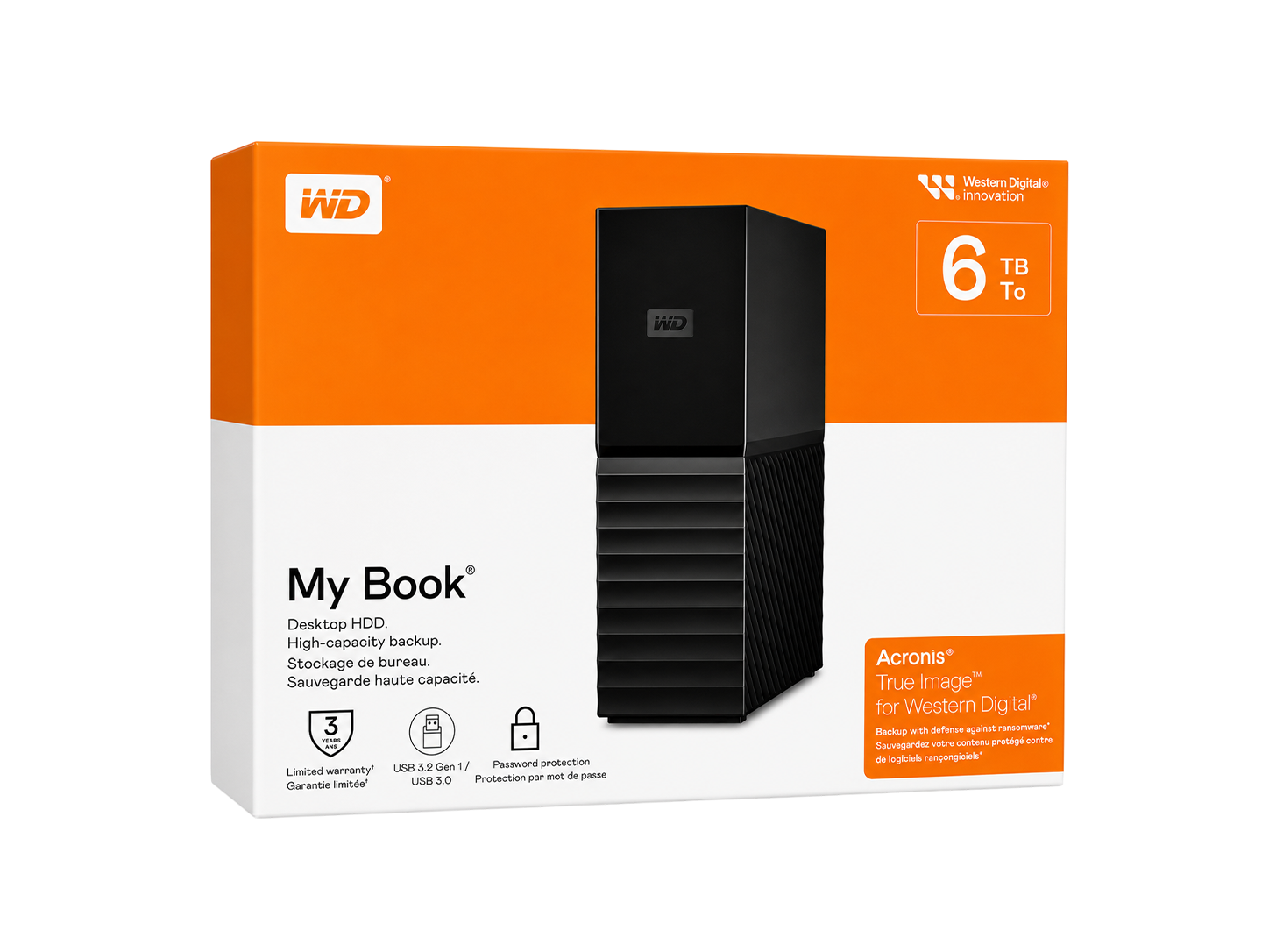 WD My Book 6TB Desktop External Hard Drive