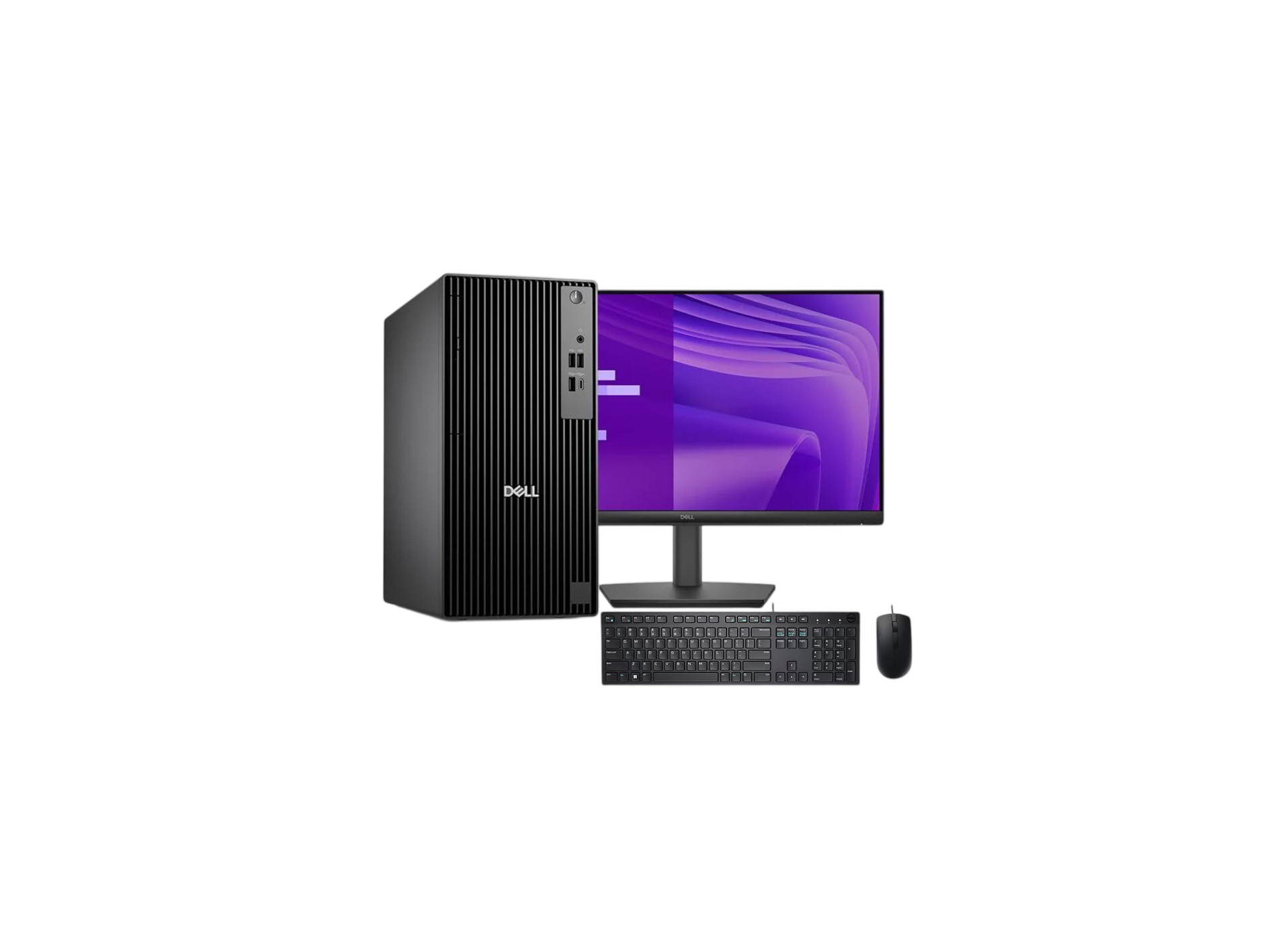 Dell Pro Tower QCT1250 Core Ultra 5-235 Desktop Bundle – 8GB DDR5, 512GB SSD + Dell 24” SE2425HM Monitor + USB Keyboard & Mouse (Full Office Setup)