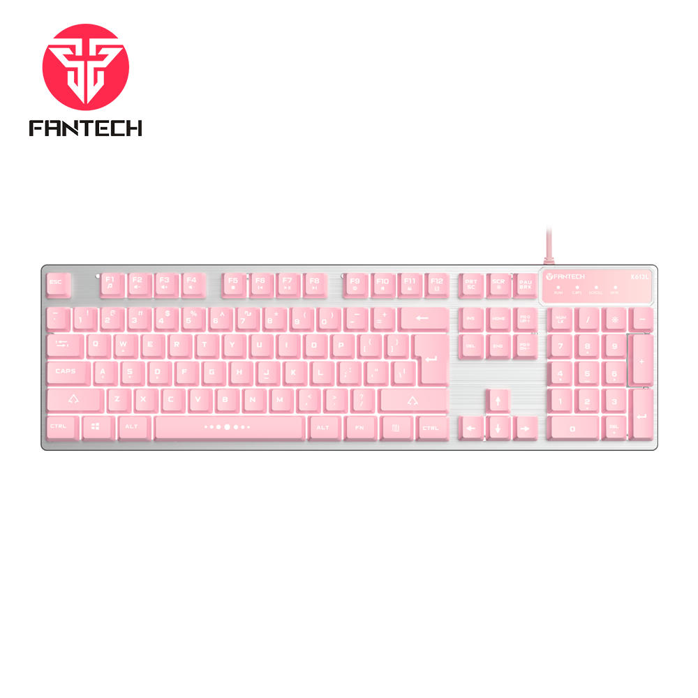 Fantech K613L PK Full Size Gaming Keyboard Fighter II Sakura Edition