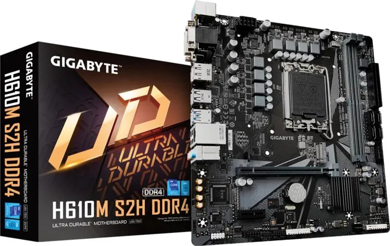 GIGABYTE H610M S2H DDR4 Micro ATX Motherboard