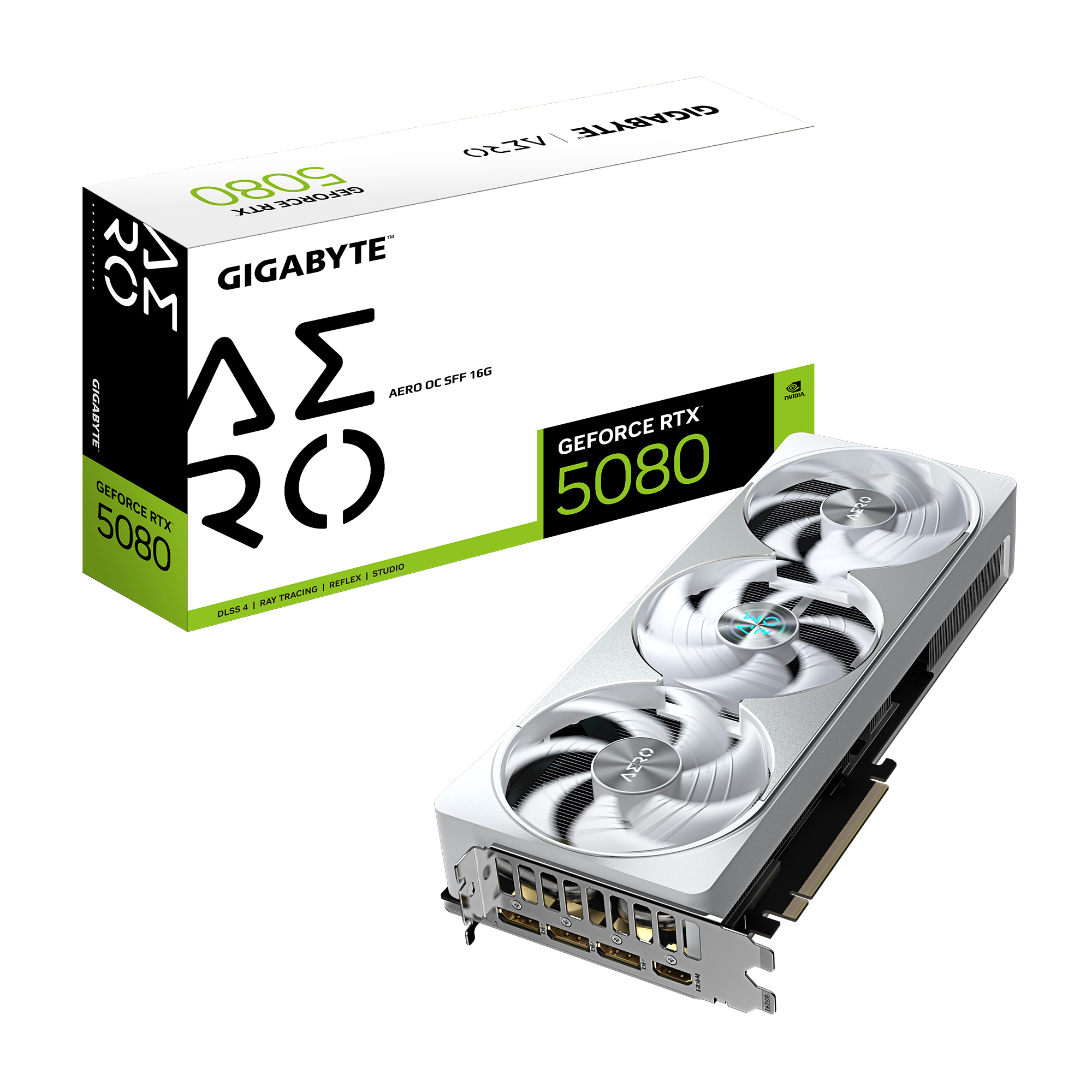 GIGABYTE GeForce RTX™ 5080 Aero 16GB OC Graphics Card