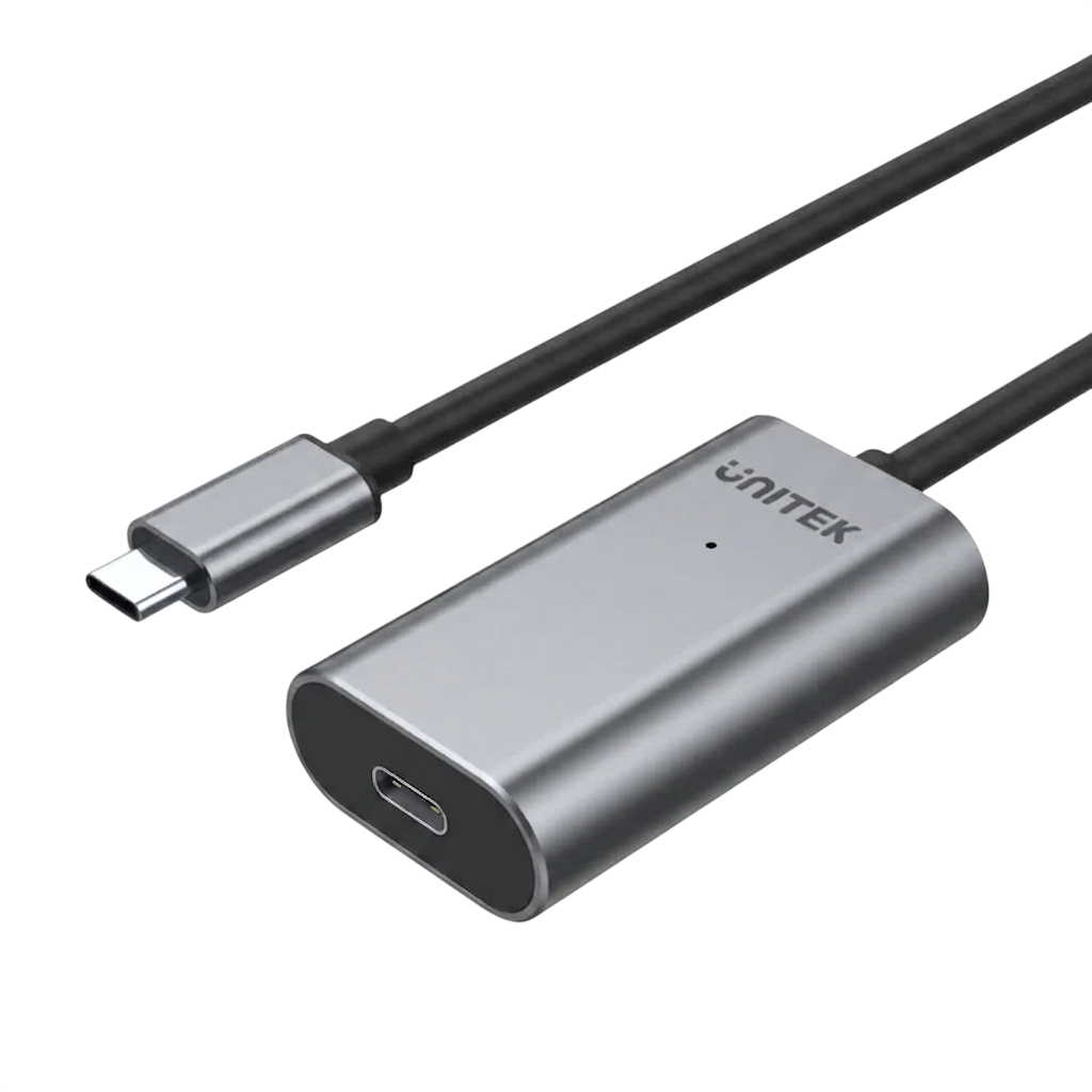UNITEK USB-C Active Extension Cable – 5M, 5Gbps SuperSpeed, Aluminum Housing (U305A)