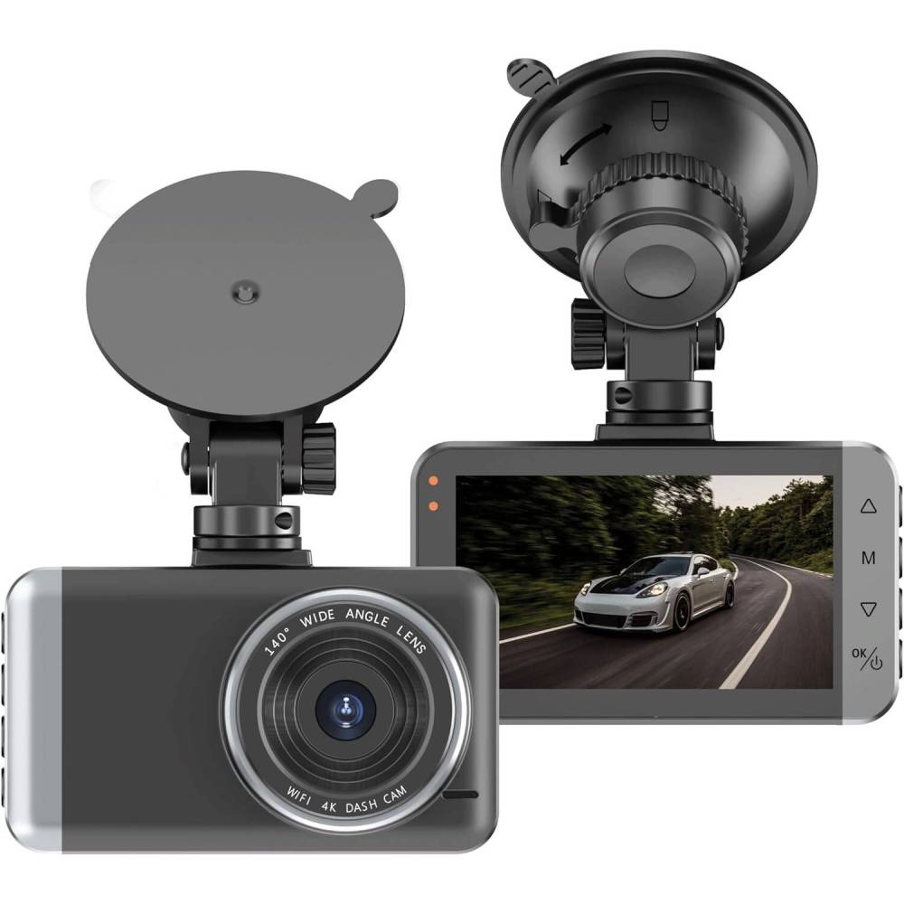 Green Lion Dash Cam Pro – Front & Rear Camera, Black