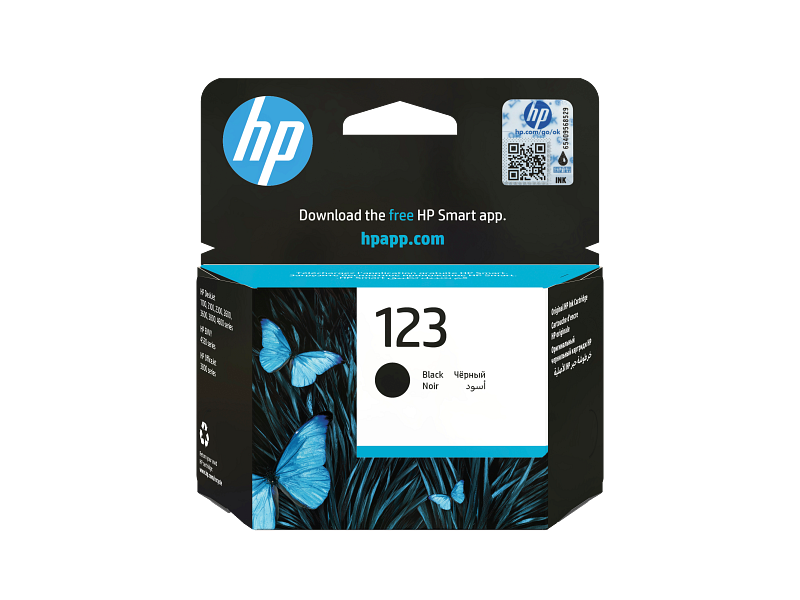 Hp 123 Black Ink Cartridge
